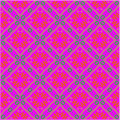 Seamless vector background with repeat pattern.  Multicolored  mosaic. Perfect for fashion, textile design, cute themed fabric, on wall paper, wrapping paper, fabrics and home decor.