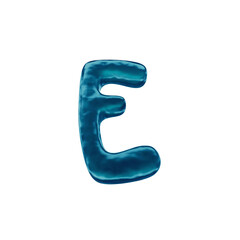 Water Dancing 3D Alphabet or PNG Letters
