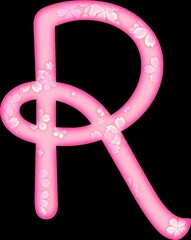 english alphabet beautiful cute