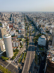 Vista aérea de la ciudad de Buenos Aires	