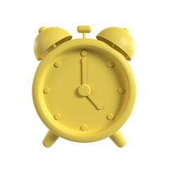 alarm clock 3d illustration rendering