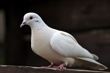 white dove as a symbol of freedom. AI generated content
