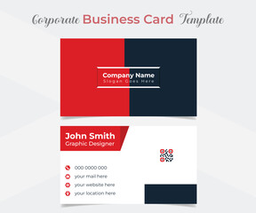 creative modern professional company business card template design