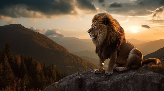 Lion Sitting Images – Browse 25,485 Stock Photos, Vectors, and Video ...