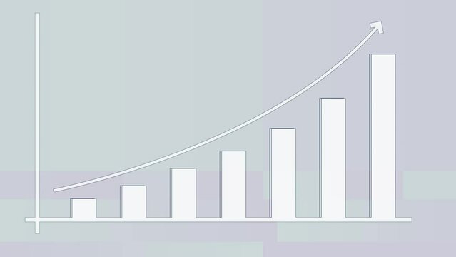 Financial data and diagrams showing steady increase in profits,growing charts. business graph. r_230