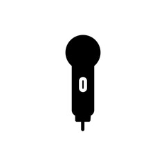 Mic Audio Sound Solid Icon