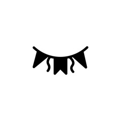 Balloon Birthday Circus Solid Icon