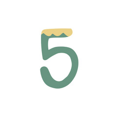 Fototapeta premium Number