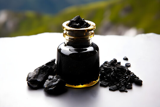 Shilajit or Shilajeet is an Ayurvedic medicine found mainly in rocks of the Himala