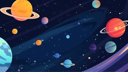 Illustrative space background
