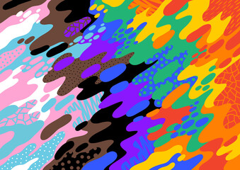 RAINBOW PRIDE ABSTRACT PATTERN, LGBTQA+ FLAG, HAPPY PRIDE, PRIDE MONTH