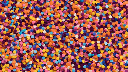 Fototapeta na wymiar Candy sprinkles, Ai generative