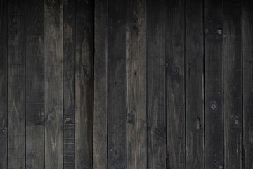 Old wooden planks wall background - 606533381