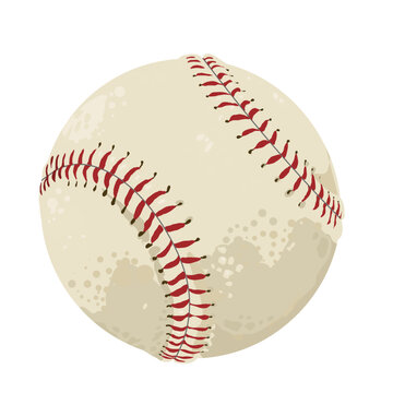 Vector Illustration of a Baseball Ball