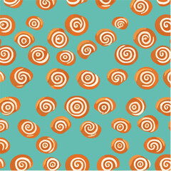 cute simple cinnamon roll pattern, cartoon, minimal, decorate blankets, carpets, for kids, theme print design
