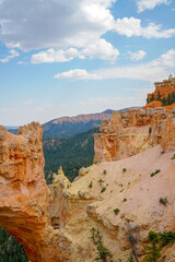 Scenic view inside Bryce Canyon National Park