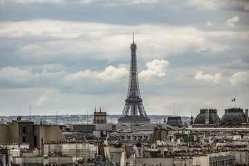 Paris aerial view. Paris, France.
