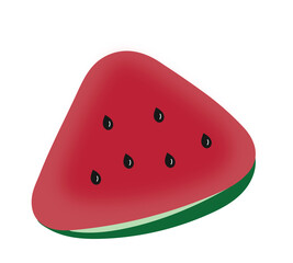 watermelon red illustration