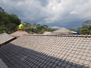 roof of the old house
