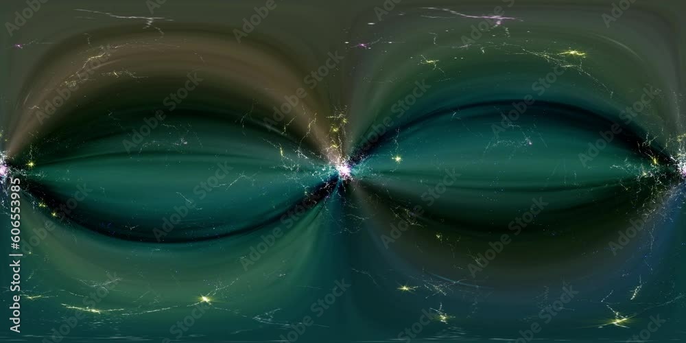 Canvas Prints 360 vr space 3009: virtual reality video flying through star fields in space (loop).