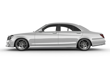 Obraz na płótnie Canvas City car with blank surface for your creative design. 3D illustration 