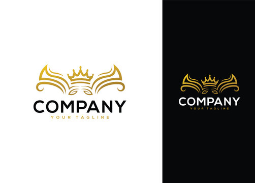 Crown Logo Design - Logo Design Template

