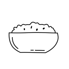 doodle food vector