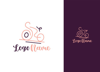 Bycicle Logo Design - Logo Design Template

