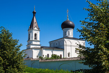 Russian Orthodox monastery in Tver region, Russia