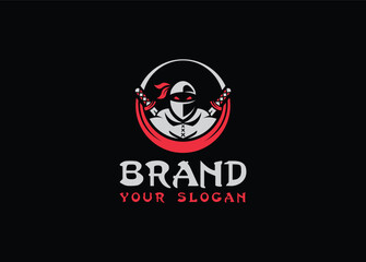 Ninja Logo Design - Logo Design Template