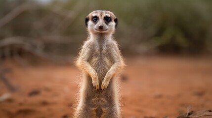 Fototapeta premium meerkat on the lookout
