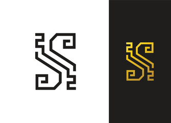 Title: Letter S Logo Design - Logo Design Template