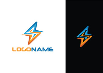 Technology Logo Design - Logo Design Template
