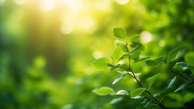 Bokeh Blur Nature Leaves Trees Organic, Background
