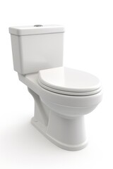 toilet bowl isolated on white