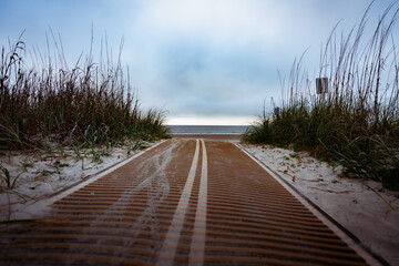 boardwalk on the beach