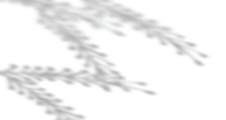 Realistic blurred natural light leaves, palm and window shadow overlay on wall paper or frames texture, abstract background, summer, spring, autumn for product presentation podium and mockup seasonal.