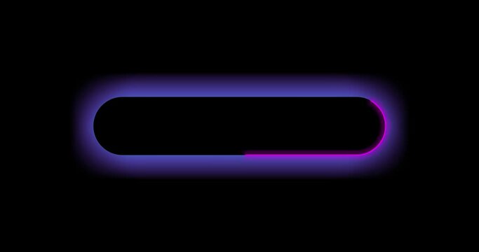 glowing button