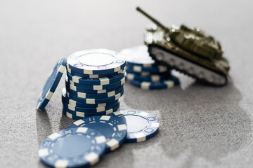 Blue Chip Stock Investment Stock Photo