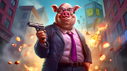Piggy Bank Mafia - Generative AI