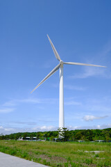 Fototapeta na wymiar 風力発電　環境イメージ