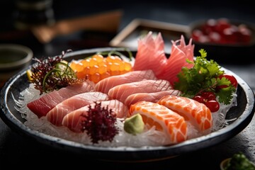 Japanese sashimi Cinematic Editorial Food Photography