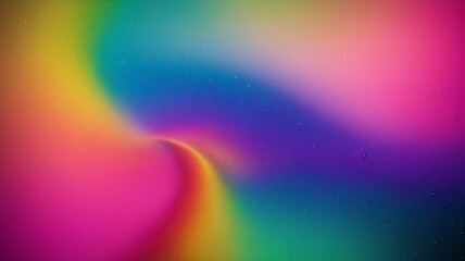 A Composition Of An Awe - Inspiring Image Of A Rainbow - Colored Swirl
