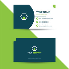 Flat Business Card Template for company and personal use. 