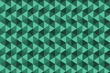 green triangle pattern