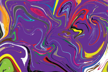 Wavy abstract background