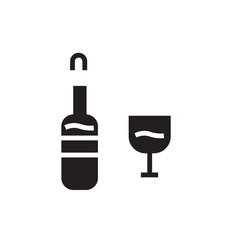 Alcohol Bottle Production Icon
