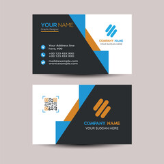 business card, business template, vector, modern creative business card and name card, horizontal simple clean template vector design, layout in rectangle size.