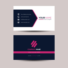 Naklejka na ściany i meble business card, business template, vector, modern creative business card and name card, horizontal simple clean template vector design, layout in rectangle size.