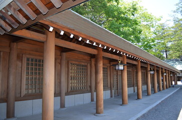 北海道神宮の境内の景色